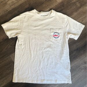 Vineyard Vines women’s Cream Tee with Colorful Logo